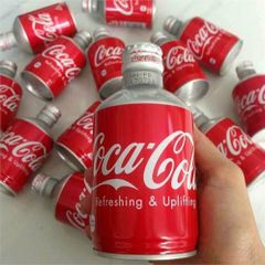 Coca Cola Nhật chai nhôm nắp vặn 300ml