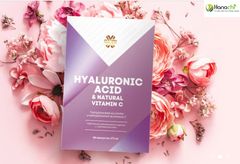 Hyaluronic Acid & Natural Vitamin C Tự Nhiên -Thực phẩm bảo vệ sức khỏe Giúp Làn Da Trẻ Hóa, Căng Mướt, Mềm, Mịn
