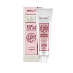 Kem đánh răng thảo dược “Cây Tầm Xuân Siberi” phục hồi và tái tạo – Siberian Rose Hips Extra rich botanical toothpaste Natural repair&renewal