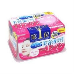 Mặt nạ Kose Clear Turn Collagen 30 miếng - Chống lão hóa, làm mờ nếp nhăn