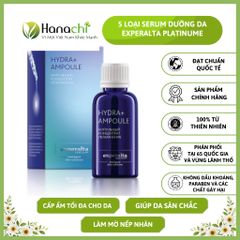 Serum dưỡng Ẩm Experalta Platinum HYDRA+ AMPOULE Chăm Sóc Da, Da Khô, Da Bong Tróc Cùng