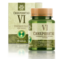 Synchrovitals VI Bảo Vệ, Phục Hồi Sụn Khớp -Thực phẩm bảo vệ sức khỏe Synchrovitals VI Siberian Wellness