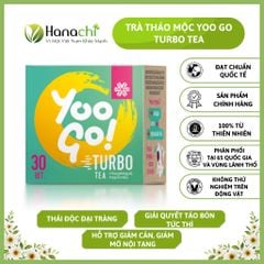 Trà Thảo Mộc YOO GO TURBO TEA Thải Độc Ruột, Giảm Cân, Giảm Mỡ Bụng, Nhuận Tràng Hết Táo Bón