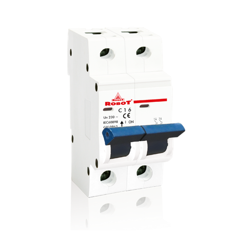 Miniature circuit breaker 2 poles (MCB)