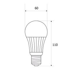 LED Bulb RB60 7W (Ánh Sáng Vàng)