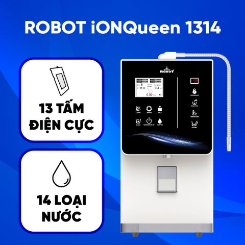 Máy Lọc Nước Ion Kiềm - Nóng Thông Minh - Lạnh ionQueen 1314