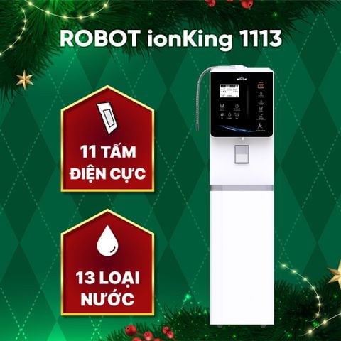 MÁY LỌC NƯỚC ION KIỀM - NÓNG THÔNG MINH – LẠNH ionKing 1113 – MỚI NHẤT NĂM 2023