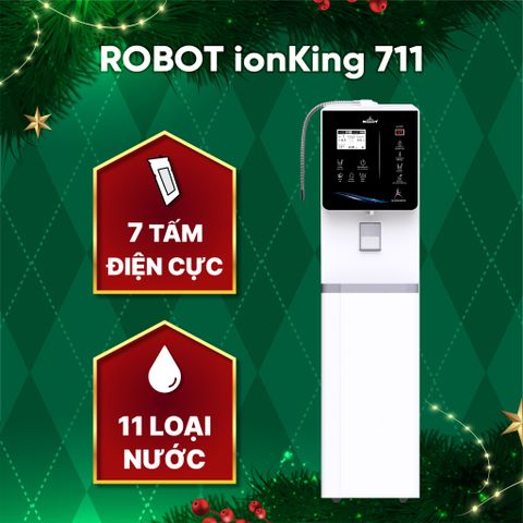 MÁY LỌC NƯỚC ION KIỀM - NÓNG THÔNG MINH – LẠNH ionKing 711 – MỚI NHẤT NĂM 2023