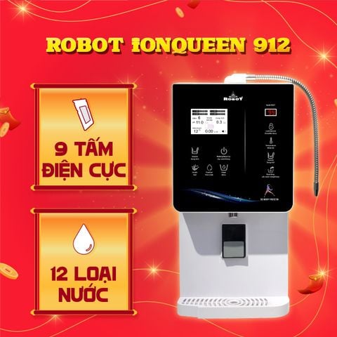 Máy Lọc Nước Ion Kiềm - Nóng Thông Minh - Lạnh ionQueen 912