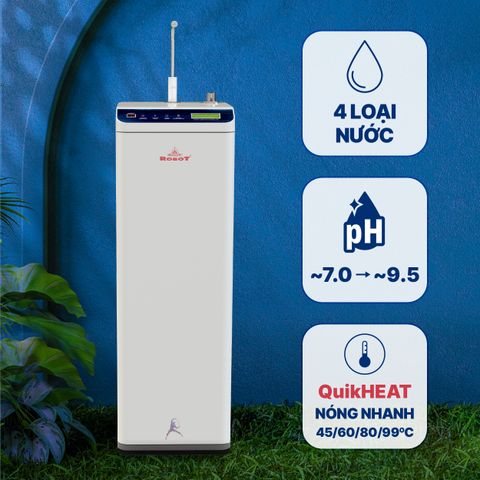 Máy lọc nước R.O Hydrogen Kiềm Nóng thông minh ROBOT HydroMega Plus-9