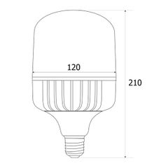  LED bulb high power aluminium-plastic heat sink 