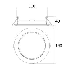  LED Downlight 