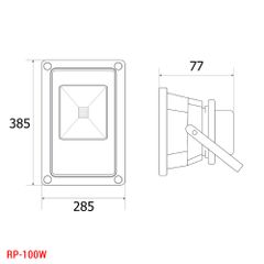  LED Pha 100W (Ánh Sáng Trắng) 