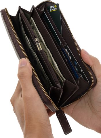 SEMPRE Zip-Around Long Wallet HW2006