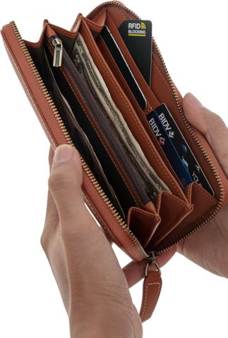 SEMPRE Zip-Around Long Wallet HW2006