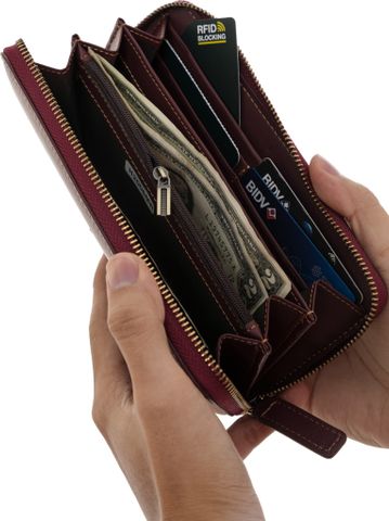 SEMPRE Zip-Around Long Wallet HW2006