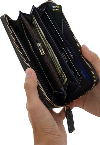 SEMPRE Zip-Around Long Wallet HW2006