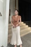Áo kiểu nữ đắp tà lụa