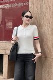Quần jean ống suông wash đen khói bạc