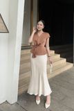 Áo kiểu nữ đắp tà lụa