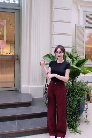 Quần kaki ống suông
