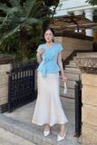 Áo kiểu nữ đắp tà lụa