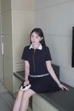 Đầm ôm tùng xòe xếp ly tay ngắn dáng mini