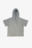 Áo hoodie suông thun tay ngắn