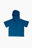 Áo hoodie suông thun tay ngắn