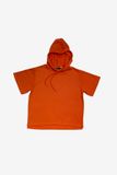 Áo hoodie suông thun tay ngắn