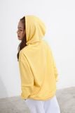 Áo hoodie rộng thun có nón