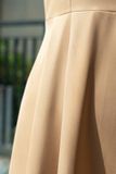 Đầm midi cotton lạnh thắt nơ cổ