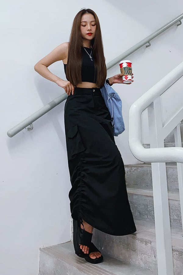 Chân váy chữ a đẹp màu đen | DKMV Skirt Hilda DKMV® - Local Brand Việt Nam