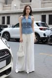 Áo gile ôm chéo nhung hàn cổ bẻ