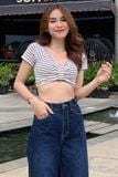 Áo thun croptop kiểu nơ