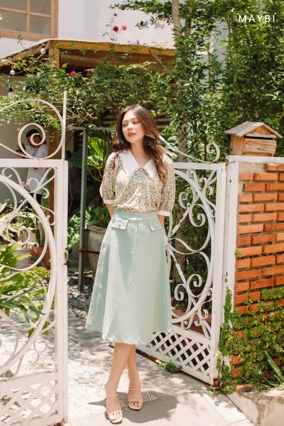 Chân váy A 2 nắp túi Utillity Skirt