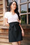 Chân váy đen túi đắp Black Pockets Skirt