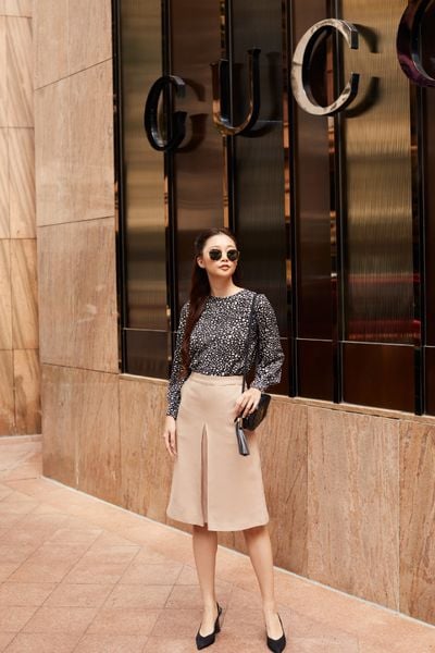 Chân váy xếp li giữa Maize Young Skirt