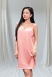 Đầm hai dây lụa dáng mini