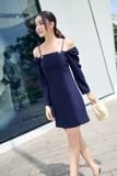 Đầm mini ôm bố thái