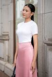 Áo thun trơn ôm ngắn tay