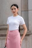 Áo thun trơn ôm ngắn tay