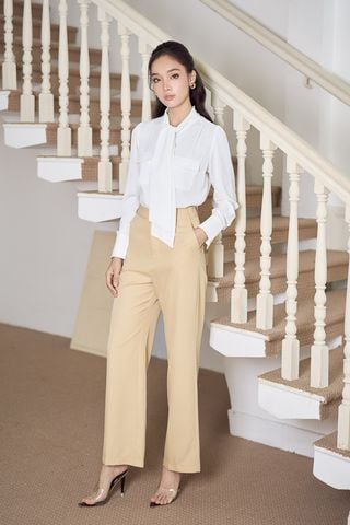 Quần dài ống đứng cotton lạnh