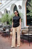 Quần culottes ống loe cotton lạnh
