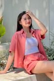 Quần short chéo dày