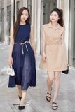 Đầm xòe cotton thái phối dây lưng rời