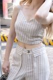 Bộ croptop quần dài ôm