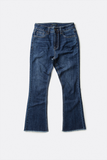 Quần boot cut jean xanh đậm