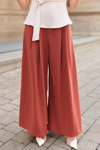 Quần dài ống rộng tuyết nhung