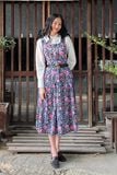 Đầm xếp ly dài không tay